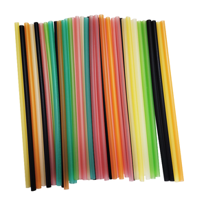 Paille en papier biodégradable, pailles à boire comestibles, qualité alimentaire, pour les fêtes, jetables, thé à bulles, tapioca, emballées individuellement - Product Image 1