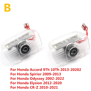 Lampu LED Pintu Mobil Ghost Welcome Lights untuk Honda CR-Z CRZ Accord Generasi ke-7, ke-8, ke-9, ke-10, Elysion, Crosstour, <span class=keywords><strong>Pilot</strong></span>, Odyssey - Product Image 5