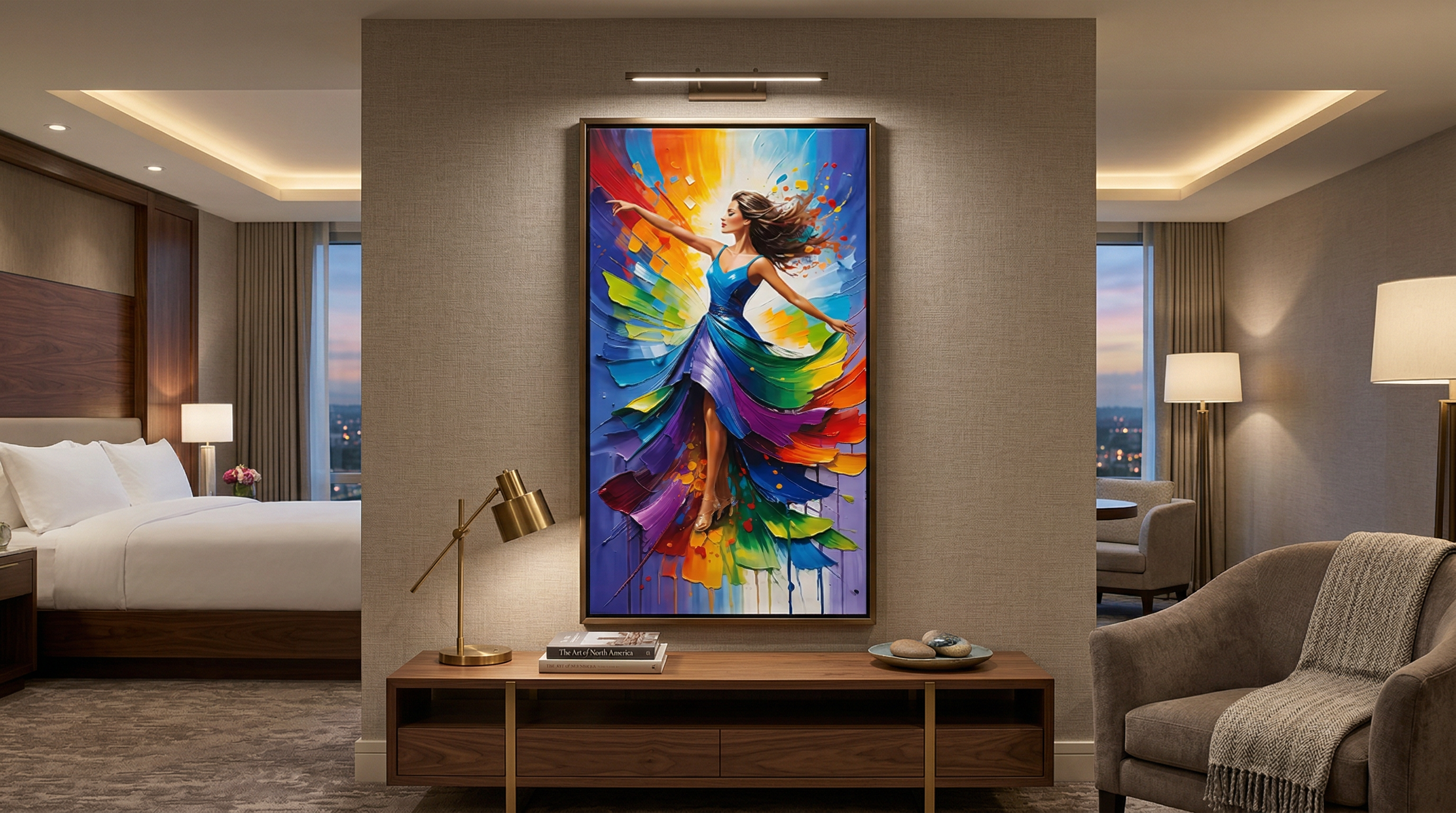 peinture avec cadre