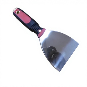 Couteau à mastic en acier inoxydable de 4 pouces avec manche en PP/TPR pour la réparation de cloisons sèches et de murs, OEM/ODM - Product Image 1