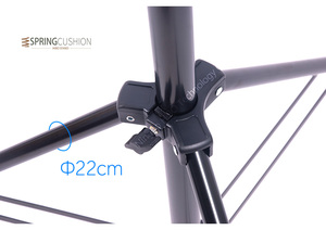 Support de trépied de sol d'ancrage vivant en alliage d'aluminium de 1.2 mètres pour la photographie de téléphone portable et l'usine de <span class=keywords><strong>projecteur</strong></span> en gros - Product Image 6
