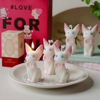 Juego de Velas Aromáticas de Cera de Soya Hechas a Mano, con Forma de Gato de Dibujos Animados, Velas de Lujo con Aroma para Navidad
