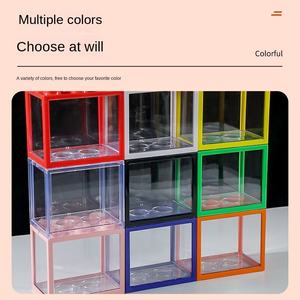 Grand seau en plastique Aquarium pour <span class=keywords><strong>Lego</strong></span> Block Creative Micro Landscape for Living Room Cute Mini Small <span class=keywords><strong>Fish</strong></span> Doll Box - Product Image 2