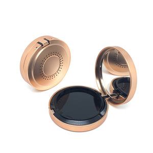 <b>Gold</b> Portable Empty Makeup Case with Mirror for Concealer Blush <b>Highlighter</b> Eyeshadow Contour Setting Powder - Product Image 1