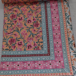Luxury <strong>King</strong> <strong>Size</strong> Lightweight Reversible Cotton Bed Cover <strong>Sleeping</strong> Comforter Quilt Plain Light Customized Handmade Kantha Quilt