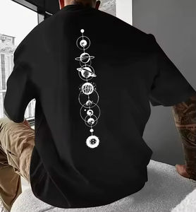 เสื้อมีฮู้ดแบบสวมหัวคอกลมทรงโอเวอร์ไซส์วินเทจของผู้ชายผ้าฝ้ายรุ่นเฮฟวี่เวทไซส์พิเศษระบายอากาศได้พิมพ์ลายออกแบบได้ตามต้องการ - Product Image 2