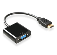 Cable Convertidor de Audio y Video HDTV a VGA al por Mayor para Computadora, Proyector y Monitor Hdm1