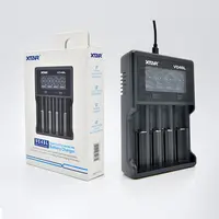 VC4SL – chargeur de batterie à écran Lcd pour piles rechargeables 18650 A Aa Aaa Aaaa C D Ni-mh ni-cd Lithium Li-ion