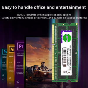DDR3L 16GB 1600MHZ Memoria <span class=keywords><strong>RAM</strong></span> para computadora portátil 1,35 V SODIMM Función de NON-ECC 1,35 V 16G Capacidad Producto en stock - Product Image 6
