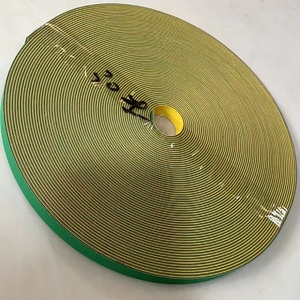Màu vàng xanh công nghiệp vành đai phẳng hướng dẫn dải băng tải Nylon tốc độ cao có thể điều chỉnh cho truyền tốc độ cao dệt - Product Image 3