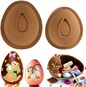 Moule à œufs de pâques 3D, de qualité alimentaire, unique, de 6 pouces, multi-formes, en Silicone, moules à Mousse - Product Image 3