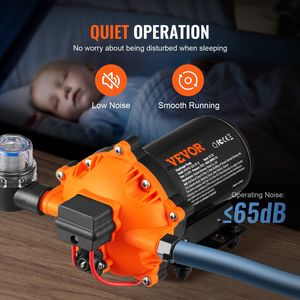 DB <b>12V</b> Self-Priming <b>Water</b> Pressure Diaphragm <b>Pump</b> 70 PSI 5.5 GPM for Boat & RV Marine <b>Pumps</b> - Product Image 5
