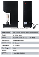 Machine semi-automatique portable de fermeture de canette en plastique PET et aluminium Machine de fermeture de canette de capsulage de canettes de boissons gazeuses en étain
