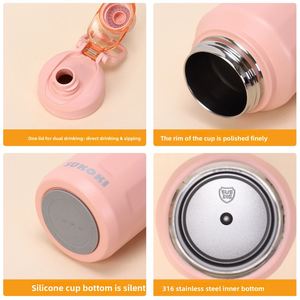 Botella de Agua Deportiva de Acero Inoxidable 316 de Gran Capacidad con Aislamiento al Vacío, Asa Personalizable, Regalo, 6-12 Horas de Aislamiento Térmico - Product Image 4