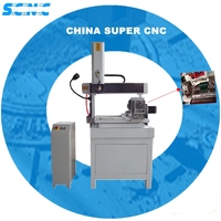Routeur CNC 4 axes Supercnc en métal, petit CNC DIY, acier, aluminium, MDF, 6090, 1000x1000