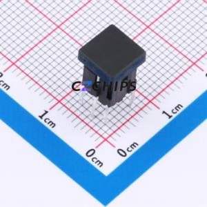 TSL06131-100B330BE-1C02-004A Tactile Switch Through hole-7P,6x6mm Switch Single Pole Single Throw Rectangle Button 1.8N 6mm - Product Image 1