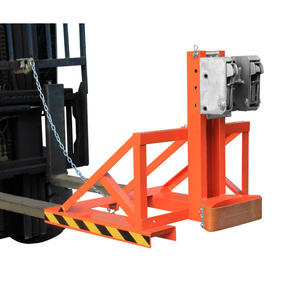 Tragbarer 500kg Mechanischer Gabelstapler-Montierter Fasslifter mit Polsterung für Schmalgänge - Product Image 3