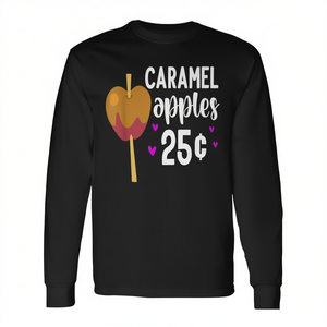 Camiseta de manga larga Caramel Apples 25 Cents Fall Festival - Product Image 2