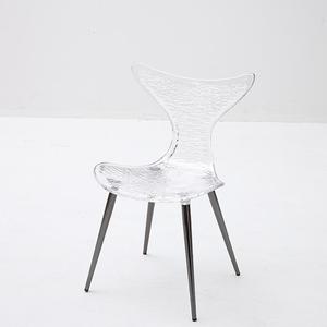 Silla de comedor de <span class=keywords><strong>cristal</strong></span> moderna, cola de pez creativa, diseño de sirena acrílica para eventos en casa, cafetería, Hotel, banquete de boda, uso de fiesta - Product Image 5