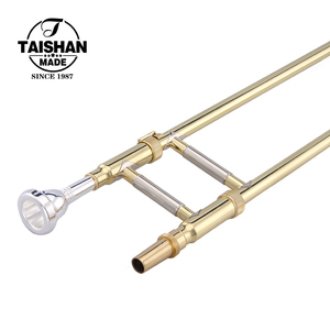Trombón <span class=keywords><strong>Tenor</strong></span> Profesional de Latón con Estuche y Boquilla - Product Image 4