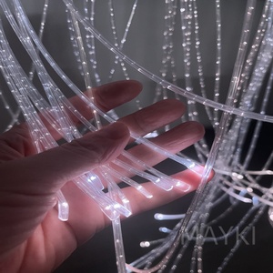 Cortina de Fibra Óptica para Sala de Calma para Autismo, Terapia Táctil, Fibra Óptica Brillante, Luz de Pared en Cascada para Sala Sensorial - Product Image 5