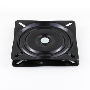 Placa giratoria de 160x160mm, color negro, rotación de 360 ​​grados para sillas, taburetes, herrajes para muebles - Product Image 3