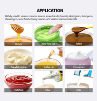 Remplisseur de beurre d'arachide à pompe à rotor automatique Remplissage d'huile d'olive Lotion Crème pour le visage Confiture Bouteille Miel Pâte de tomate Machine de remplissage