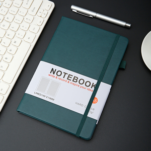 Carnet de notes A5 personnalisé avec logo, couverture rigide en PU, sangle imprimée, 100 feuilles, cadeau d'affaires, vente chaude en Asie - Product Image 5