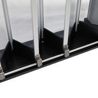 Porte pliante transparente en PVC moderne avec fonction coupe-vent, design gain de place, garantie de 3 ans
