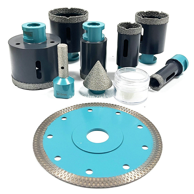 Lot De 9 Forets à Pointe Carbure Tungstène - 3 à 12 Mm - Pour Carrelage, Céramique, Verre, Bois, Plastique