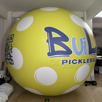 Pickleball gonflable géant de grands ballons réutilisables de PVC de 11.5ft 3.5m pour la publicité