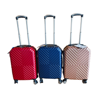 Ensemble de bagages de voyage unisexe 3 pièces en PP léger, incassable, à coque rigide, personnalisable, de haute qualité, avec 4 roues, vente en gros