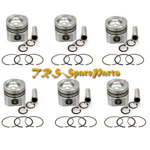 Bộ 6 Pít Tông STD Mới Có Vòng 6138-32-2120 Phù Hợp Với Động Cơ Komatsu 6D110 <span class=keywords><strong>110MM</strong></span> - Product Image 2