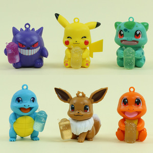 CHXU Venta al por Mayor de Adornos Decorativos de PVC de Pokémon, Figuras de Pikachu para <span class=keywords><strong>Cosplay</strong></span>, Juguetes de Cápsula Gashapon, Caja Sorpresa - Product Image 3