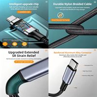 Cable de Carga Rápida Tipo-C PD de 27W 60W 100W Personalizado, Cable de Datos AC CC CL para Teléfono Móvil, Computadora Portátil