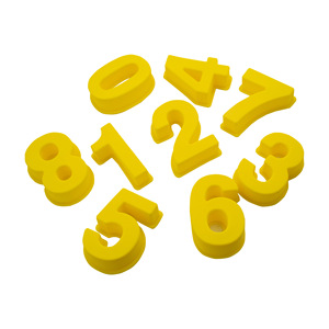 Moldes <span class=keywords><strong>de</strong></span> silicona para decoración <span class=keywords><strong>de</strong></span> pasteles, moldes pequeños <span class=keywords><strong>de</strong></span> 4 pulgadas para pastel con número, gelatina, Chocolate, bandejas para dulces y muffins, 9 piezas - Product Image 4