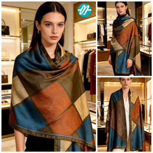 Pañuelos largos de 180x90 cm, novedades, estampado floral, chales grandes para mujer, hijabs musulmanes de poliéster con tacto de seda. - Product Image 2