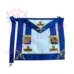 ผ้ากันเปื้อน WM ของจังหวัดลายดอกกุหลาบจากราชกกุธภัณฑ์อังกฤษ - Product Image 5