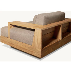 Sillón Moderno de Madera Maciza para Exteriores, Juego de Muebles de Patio, Sofá de Jardín Personalizado, Venta al Por Mayor - Product Image 3