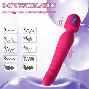 Vibratore bacchetta clitorideo stimolatore con funzione di riscaldamento per clitoride, G-spot stimolazione bacchetta massaggiatore impermeabile per adulti giocattoli sessuali - Product Image 5