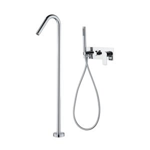 Robinet <span class=keywords><strong>de</strong></span> baignoire mural dissimulé Weihao Gun Gray, robinet <span class=keywords><strong>de</strong></span> <span class=keywords><strong>douche</strong></span> sur pied, robinet d'hôtel - Product Image 6