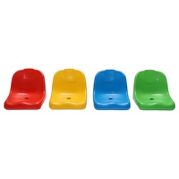 Sièges monobloc, chaises en plastique pour stade, sièges de stade d'occasion à dossier moyen à vendre ZS-ZKBB-P