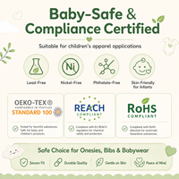 REACH-konforme Maßgefertigte Knopfverschlüsse Bleifreie POM-Verschlüsse für Nachhaltige Europäische Kinderbekleidung Jacken und Babykleidung
