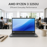 Ordinateurs portables de 15,6 pouces équipés d'un processeur AMD Ryzen 3 3250U, personnalisables OEM/ODM avec un clavier anglais, pour usage personnel et domestique