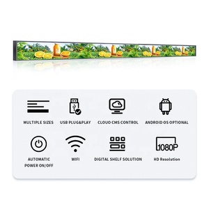 19 24 28 36 37 43 48 inch Treo Tường Núi Stretch Bar cho trạm xe buýt kỹ thuật số biển LED LCD Monitor kéo dài thanh hiển thị - Product Image 2