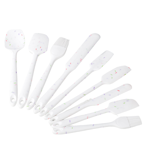 Molde de Silicona de Grado Alimenticio Resistente al Calor, Antiadherente, Resistente a Altas Temperaturas, Ecológico, Duradero, Juego de Espátulas para Confeti, Apto para Hornear - Product Image 1