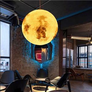 Lampu Gantung Resin Bulan Desain Modern untuk Dekorasi Interior Hotel, Lobi, dan Ruang Perjamuan - Product Image 2