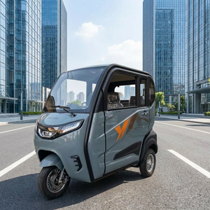 Véhicule électrique compact 3 places personnalisé en usine, 60V, à faible vitesse, à trois roues, avec guidon, <span class=keywords><strong>pour</strong></span> personnes âgées - Product Image 1