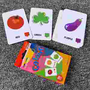 Cartes d'apprentissage des couleurs, des parties du corps, de l'alphabet, des animaux du zoo et des fruits, cartes flash CVC pour la pratique de la prononciation - Product Image 4