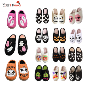 Pantuflas Personalizadas con Logotipo, de Invierno, para el Hogar, Antideslizantes, de Felpa, con Diseño de Animales de Dibujos Animados, para las Fiestas, con Corazones, para el Día de San Valentín - Product Image 3